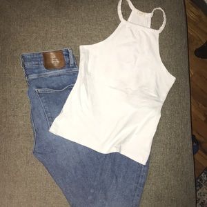 High wasted Zara Jeans